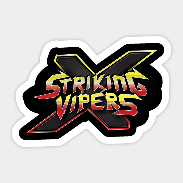 Striking Vipers Sticker by MindsparkCreative